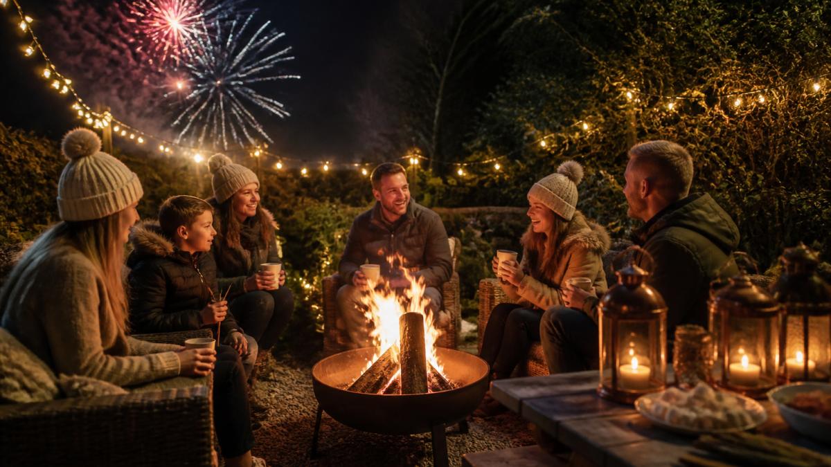 Bonfire Night Garden Party Ideas With a Fire Pit