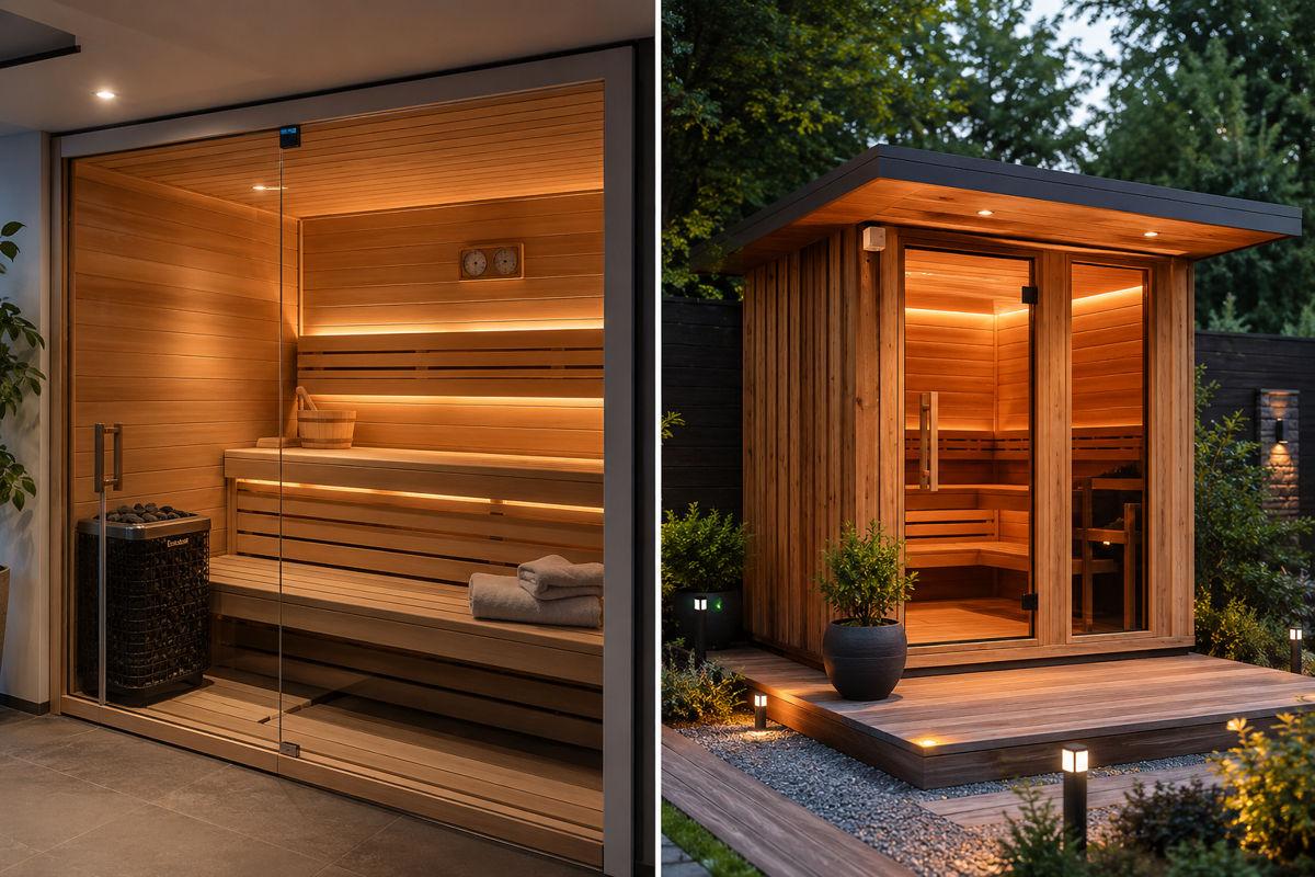 A guide to Indoor and Outdoor Saunas