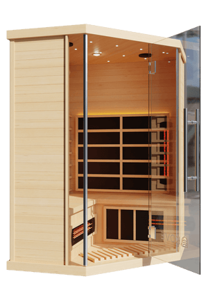 KOVE Corner Full Spectrum Infrared Sauna – 3–4 Person