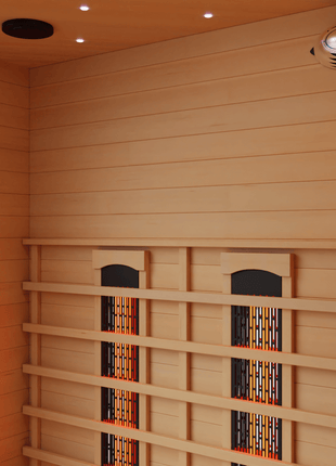 KOVE Corner Full Spectrum Infrared Sauna – 3–4 Person