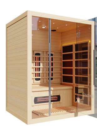 KOVE Full Spectrum Infrared Sauna – 3 Person