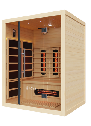 KOVE Full Spectrum Infrared Sauna – 3 Person