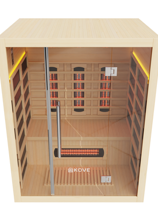 KOVE Full Spectrum Infrared Sauna – 3 Person