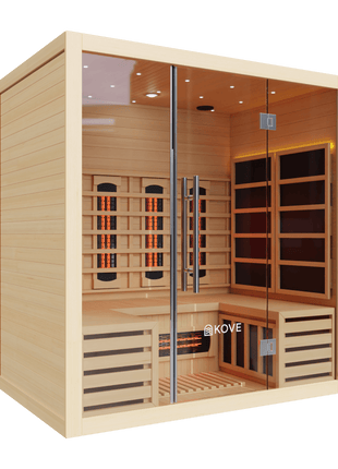 KOVE Full Spectrum Infrared Sauna – 4 Person