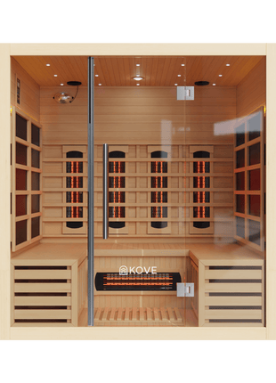 KOVE Full Spectrum Infrared Sauna – 4 Person