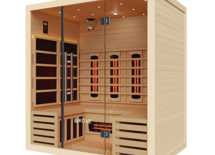 KOVE Full Spectrum Infrared Sauna – 4 Person
