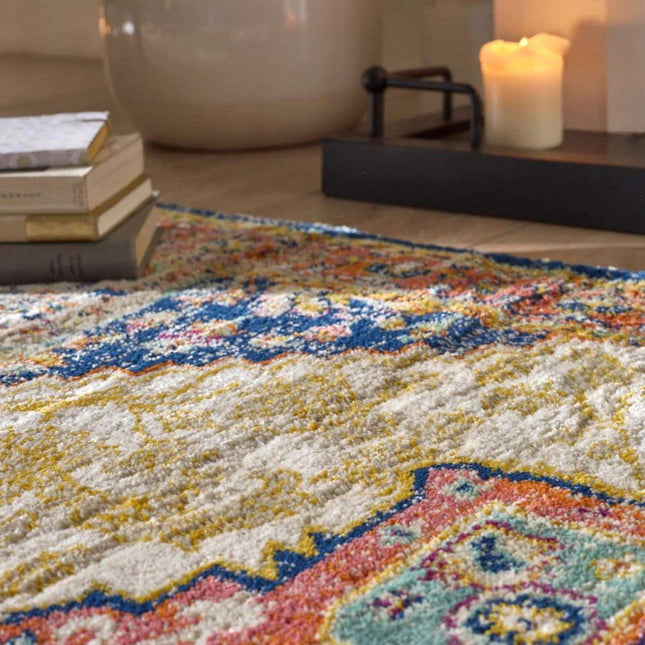 Granada Multicolour Vintage Rug | Amber