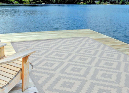 Ecology Outdoor Rug Grey | 100g