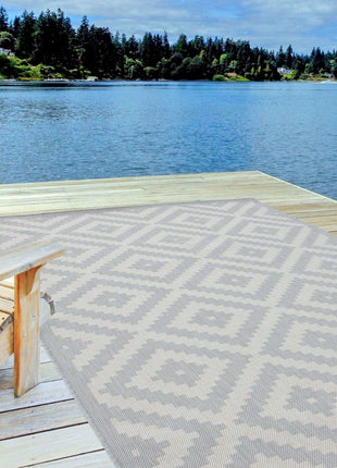 Ecology Outdoor Rug Grey | 100g