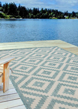 Ecology Outdoor Rug Aqua | 100AQ