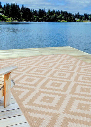 Ecology Outdoor Rug Beige | 100b