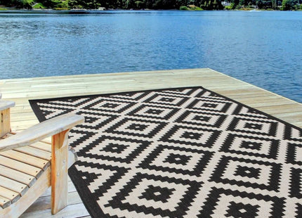 Ecology Outdoor Rug Black | 100bl