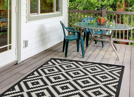 Ecology Outdoor Rug Black | 100bl