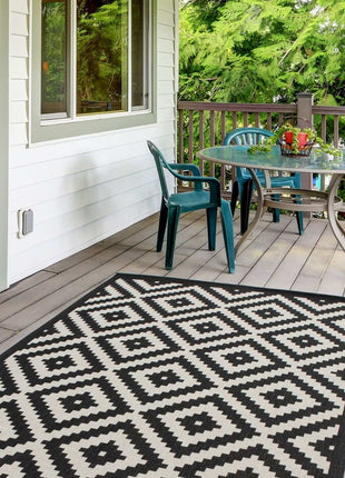 Ecology Outdoor Rug Black | 100bl