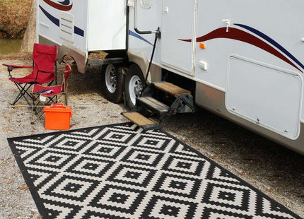 Ecology Outdoor Rug Black | 100bl