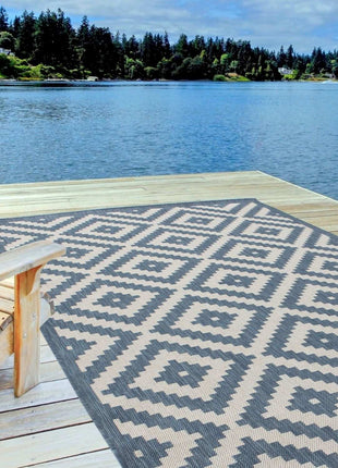 Ecology Outdoor Rug Blue | 100blu
