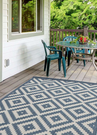 Ecology Outdoor Rug Blue | 100blu