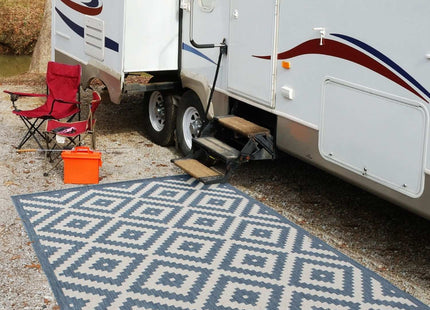 Ecology Outdoor Rug Blue | 100blu