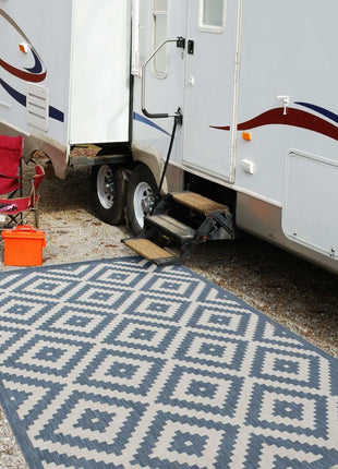 Ecology Outdoor Rug Blue | 100blu