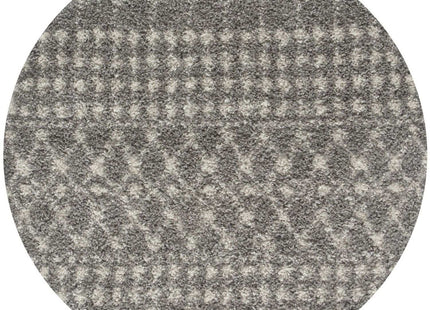 Moroccan Grey Shaggy Rug | 1010