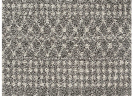 Moroccan Grey Shaggy Rug | 1010