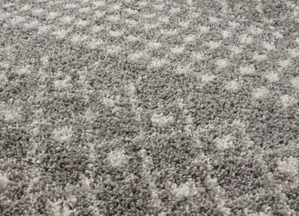 Moroccan Grey Shaggy Rug | 1010