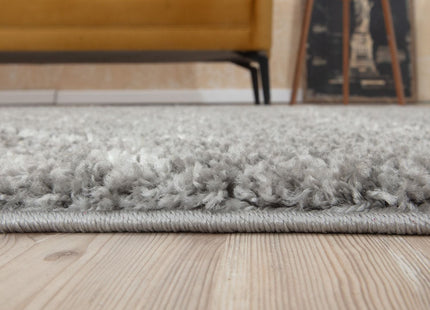 Moroccan Grey Shaggy Rug | 1010