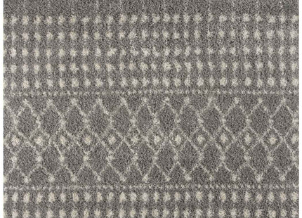 Moroccan Grey Shaggy Rug | 1010