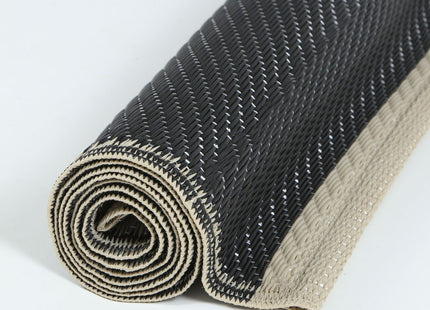 Urban Outdoor Rug Black & Beige | 1010