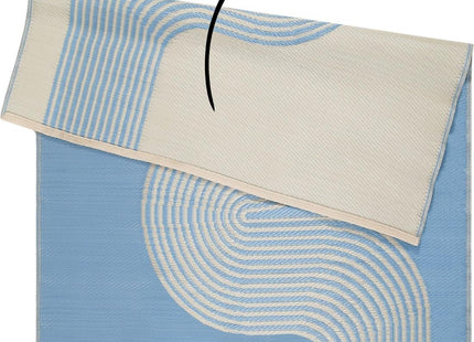 Urban Outdoor Rug Blue & Beige | 1010