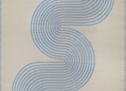 Urban Outdoor Rug Blue & Beige | 1010