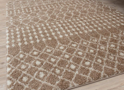 Moroccan Beige Shaggy Rug | 1020