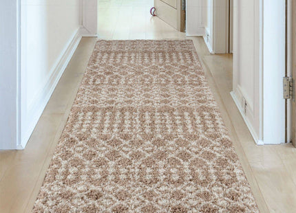 Moroccan Beige Shaggy Rug | 1020
