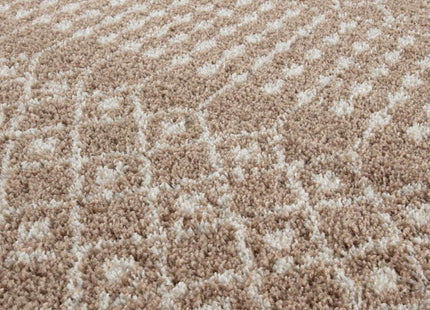 Moroccan Beige Shaggy Rug | 1020