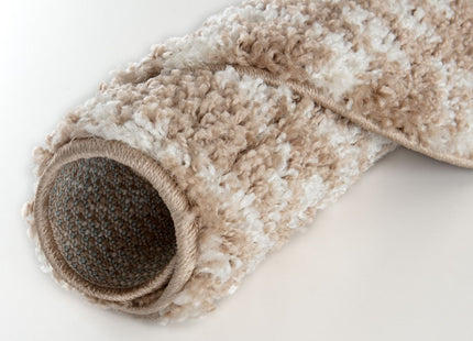 Moroccan Beige Shaggy Rug | 1020