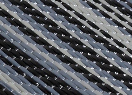 Rainbow Outdoor Rug Dark Grey | 1020