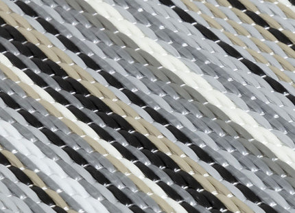 Rainbow Outdoor Rug Grey | 1020