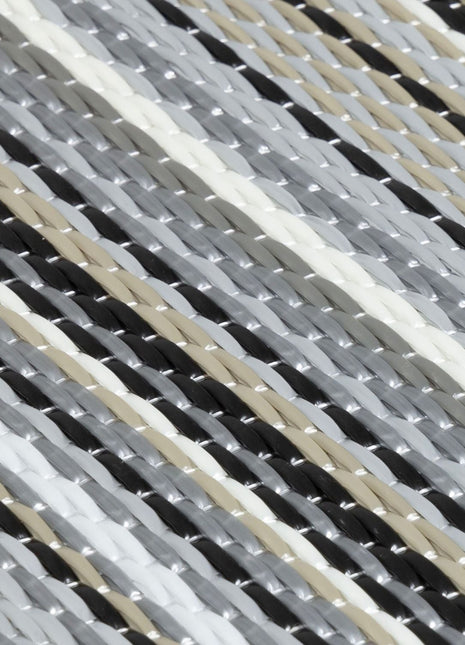 Rainbow Outdoor Rug Grey | 1020