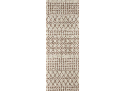 Moroccan Ivory Beige Shaggy Rug | 1030