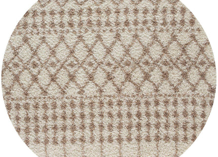 Moroccan Ivory Beige Shaggy Rug | 1030