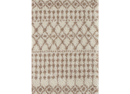 Moroccan Ivory Beige Shaggy Rug | 1030