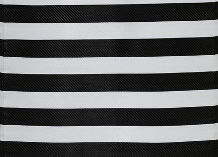 Rainbow Outdoor Rug Black & White | 1030
