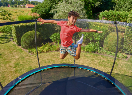 10ft Salta Cosmos Round Trampoline with Enclosure