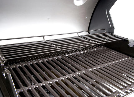 Atom Grills Xenon 3.1 3 Burner Gas BBQ with Side Burner & Warming Rack – Black