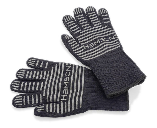 Atom Grills Hamson Premium BBQ Gloves – Heat Resistant Barbecue Cooking Gloves