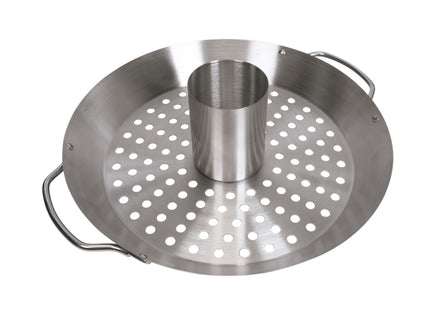 Atom Grills Stainless Steel BBQ Chicken Roaster & Beer Can Chicken Holder