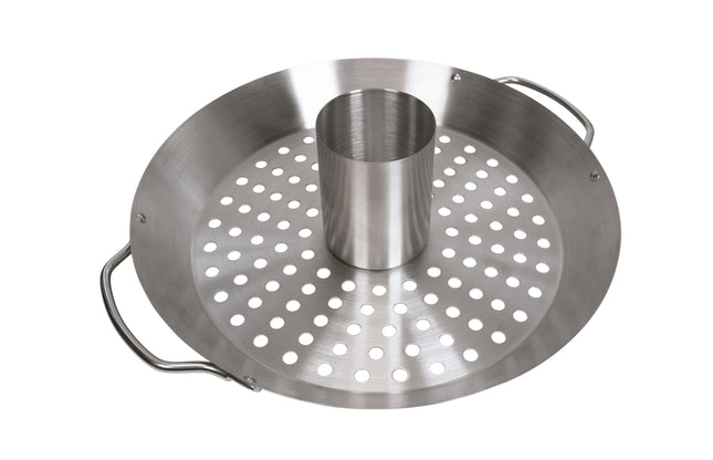 Atom Grills Stainless Steel BBQ Chicken Roaster & Beer Can Chicken Holder