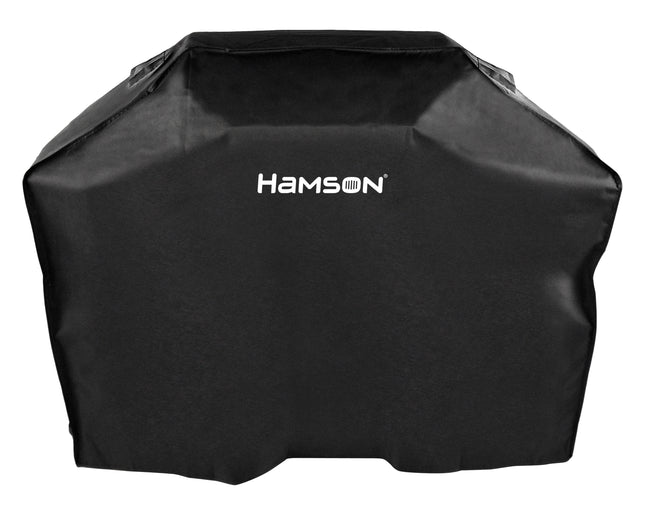 Atom Grills Premium BBQ Cover Large – Weather Resistant Protective Cover – Black