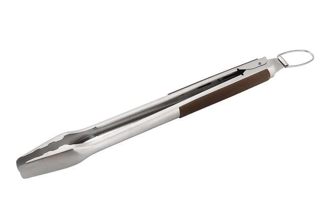 Atom Grills Stainless Steel BBQ Tongs for Grilling & Outdoor Cooking