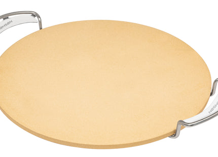 Atom Grills 35cm Pizza Stone for Gas and Charcoal BBQs & Outdoor Pizza Cooking